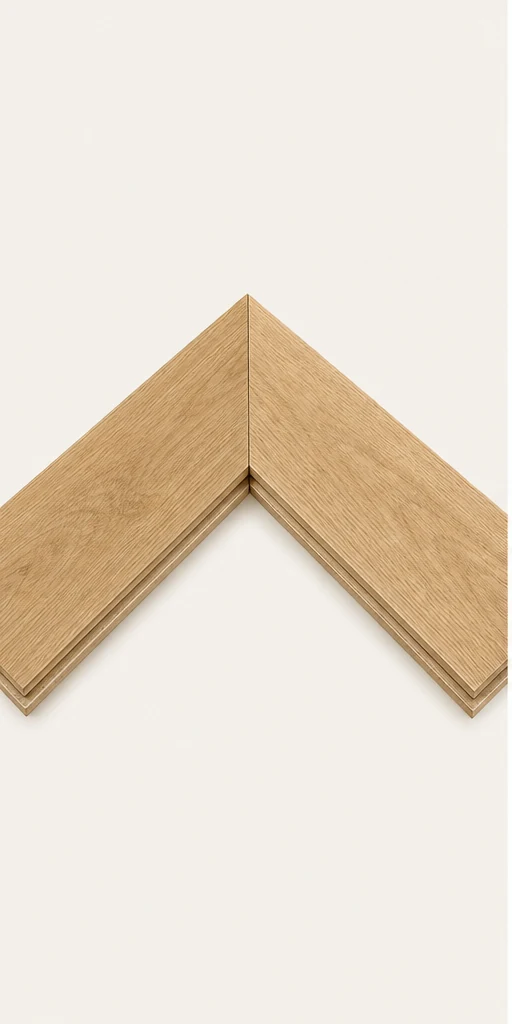 Sloane Natural Oak Chevron Parquet